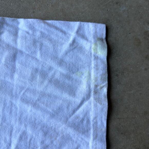 VTG 90S CAJUN STYLE SEX POSITIONS T-SHIRT FUNNY HUMOR GRAPHIC MENS LARGE STAINS - Picture 7 of 7